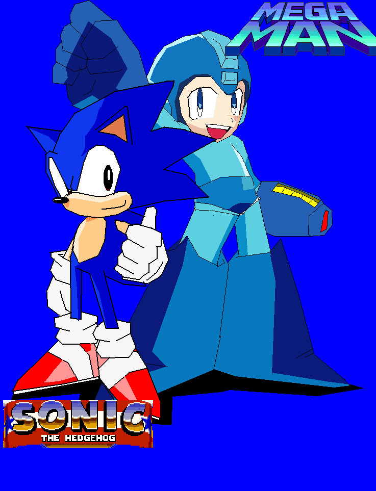 Classic sonic and megaman