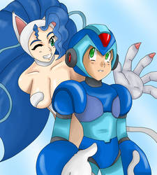 X and Felicia by ss2sonic