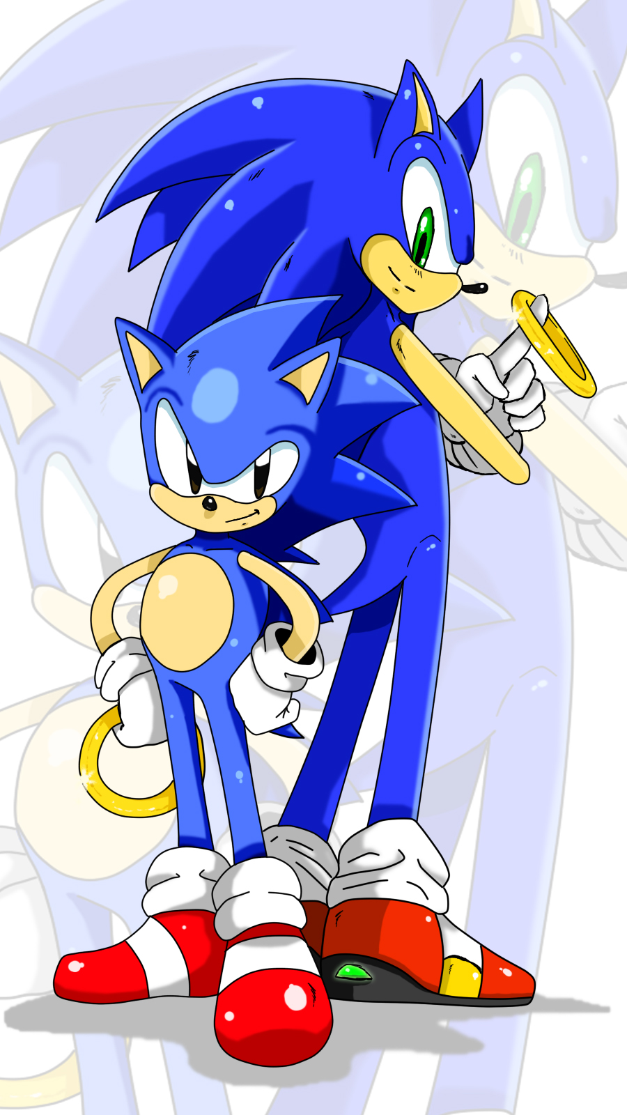 Classic Sonic (Revised) by Hydro-Plumber on DeviantArt