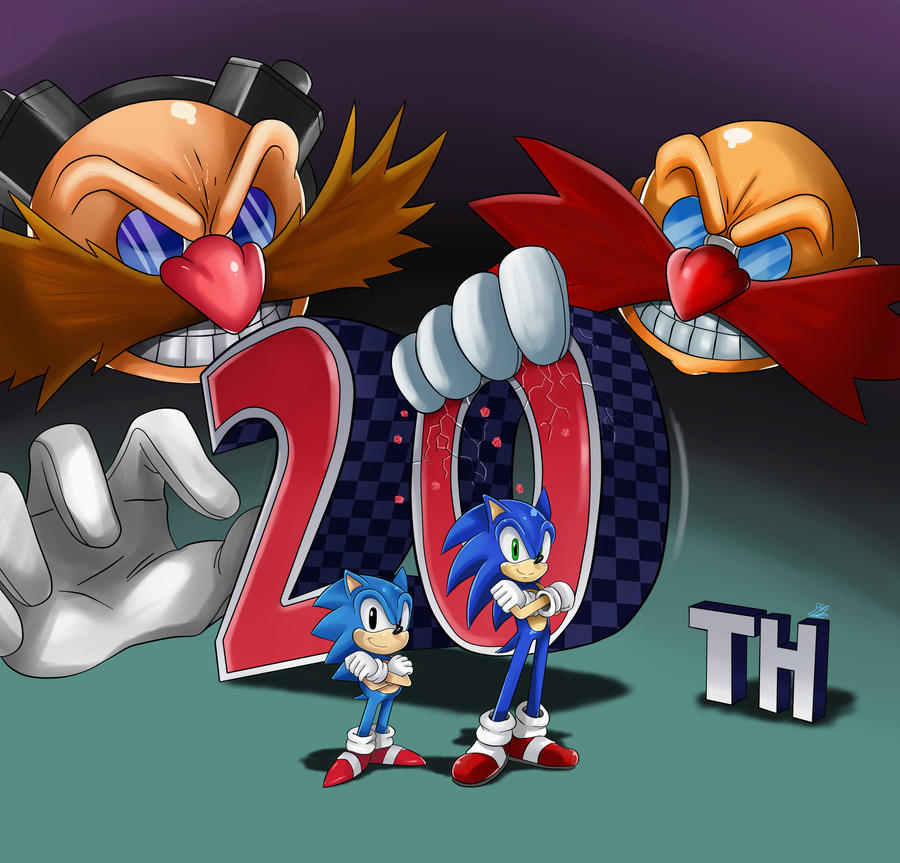 Ss2sonic Ruby Sonic 20th by ss2sonic on DeviantArt
