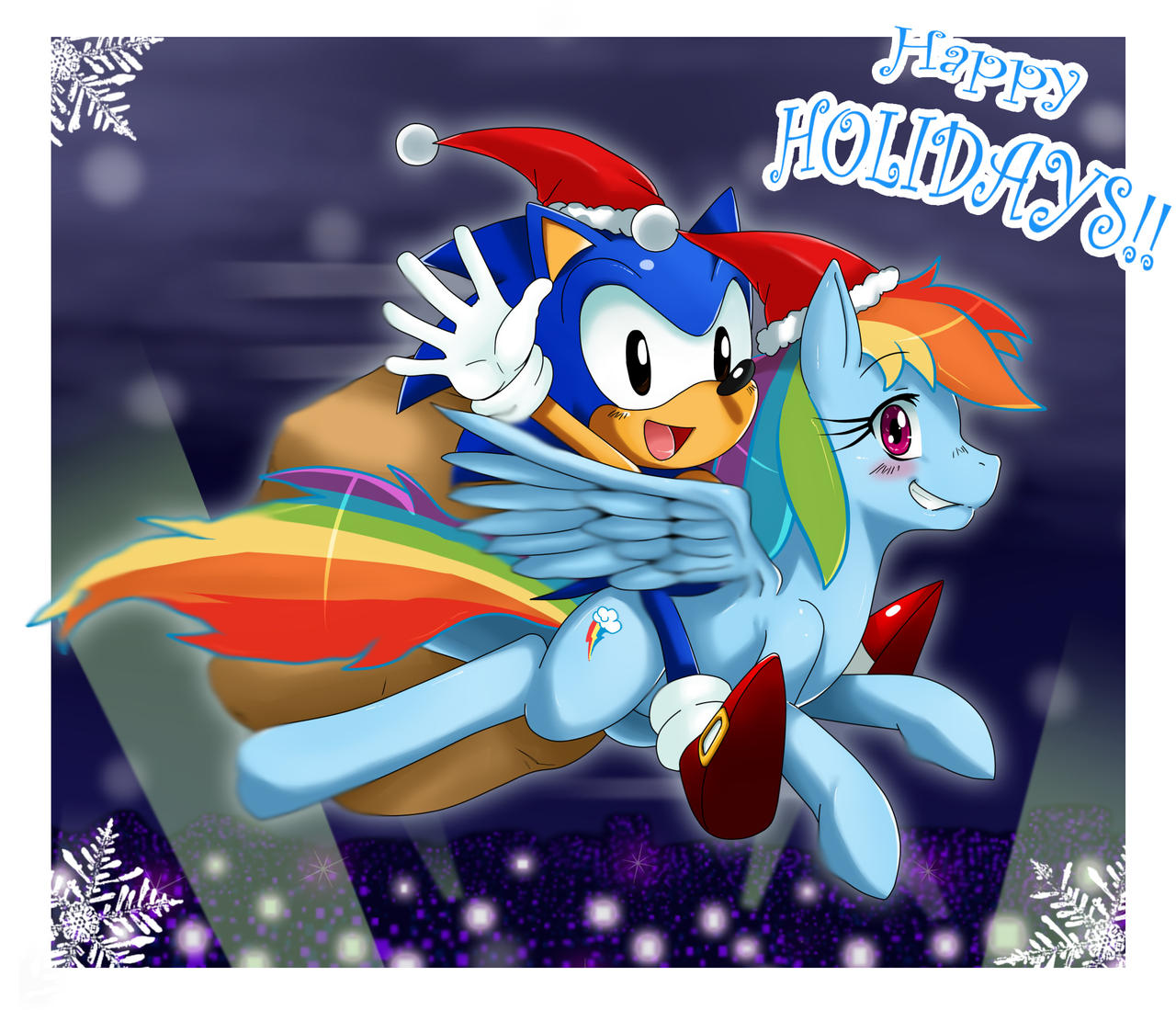 Ss2sonic Ruby SonicxMLP: Happy Holidays by ss2sonic on DeviantArt