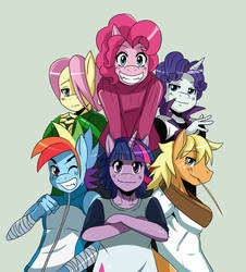 :GIFT: GenderSwap Ponies... by ss2sonic