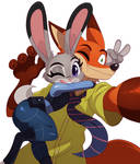 Zootopia - Nick and Judy by ss2sonic