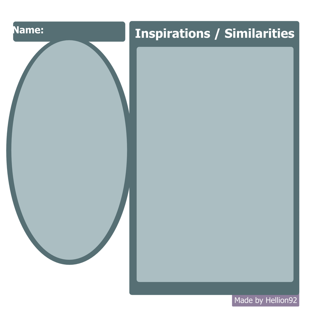 Character Inspiration Template by Hellion92 on DeviantArt