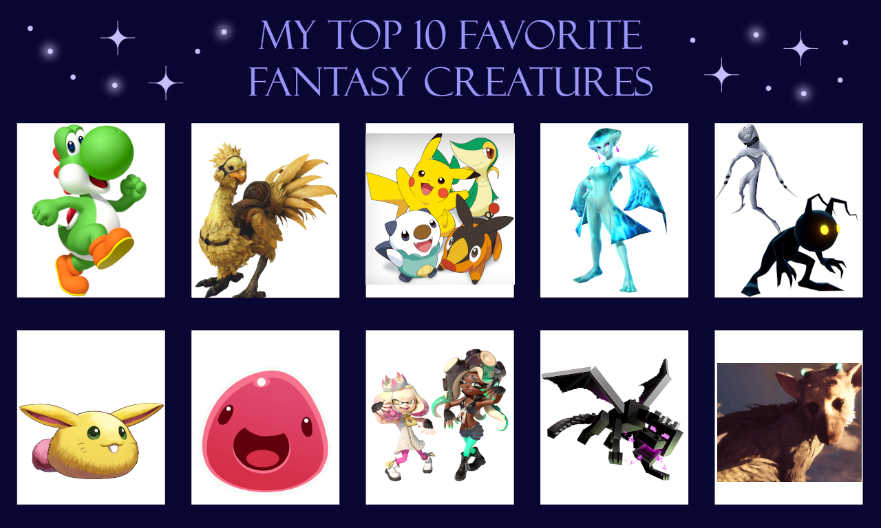 Creatures In Games My Top 10 Favorite Video Game Creatures by Hellion92 on DeviantArt