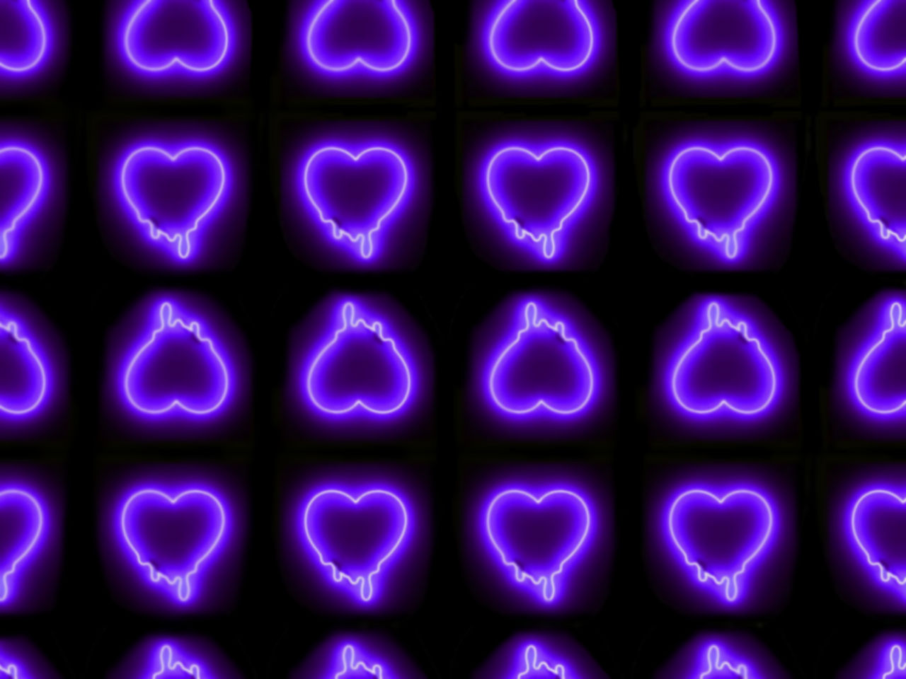 Neon Purple Heart Background (F2U) by Lilynxi on DeviantArt