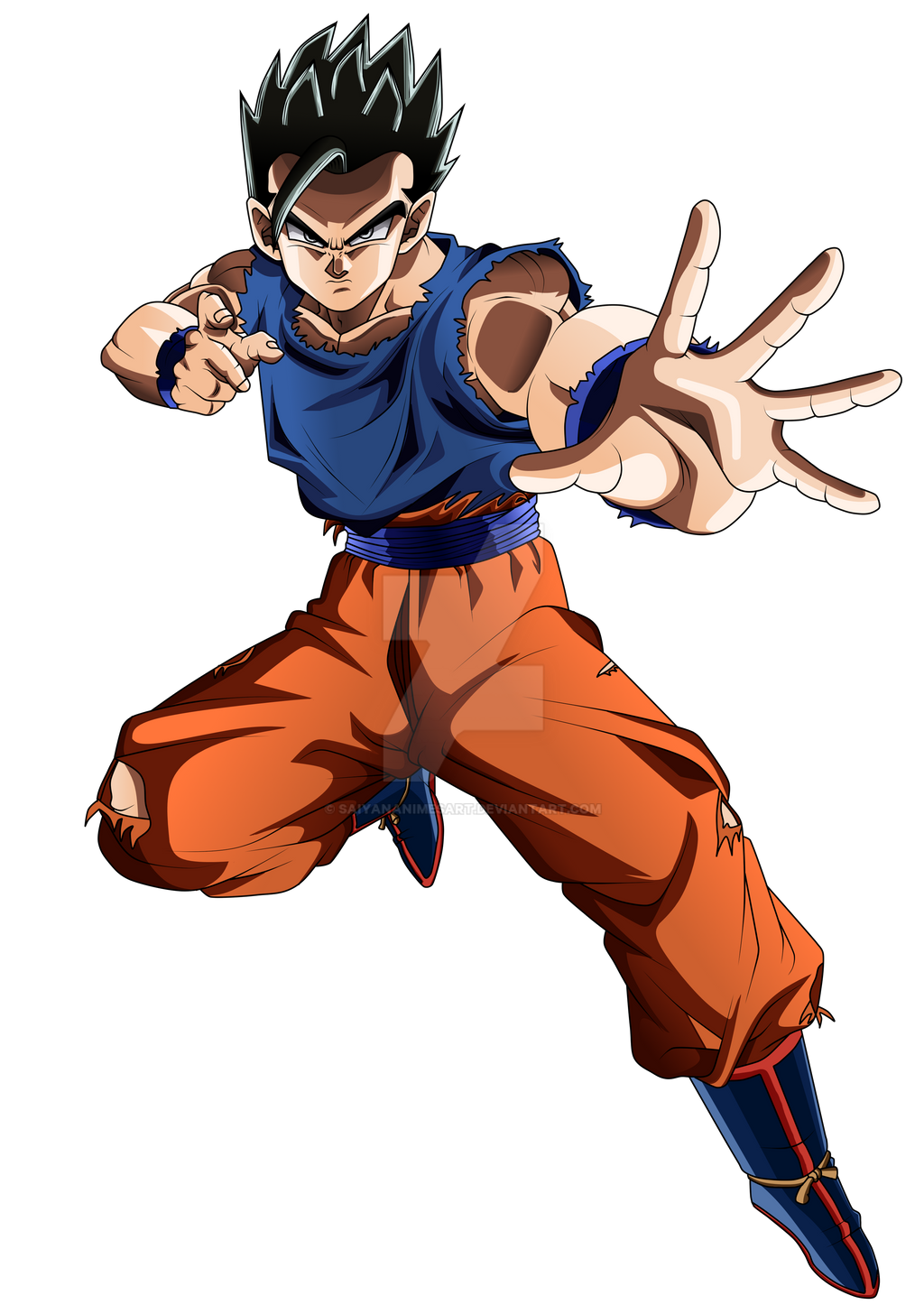 gohan ultra instinct by SAiyanANimesart on DeviantArt