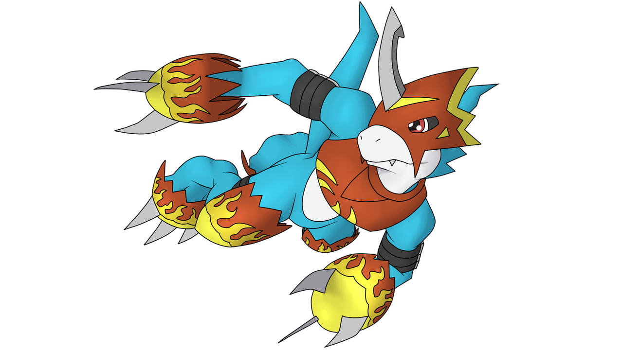Flamedron Flamedramon by ElVandalinq on DeviantArt