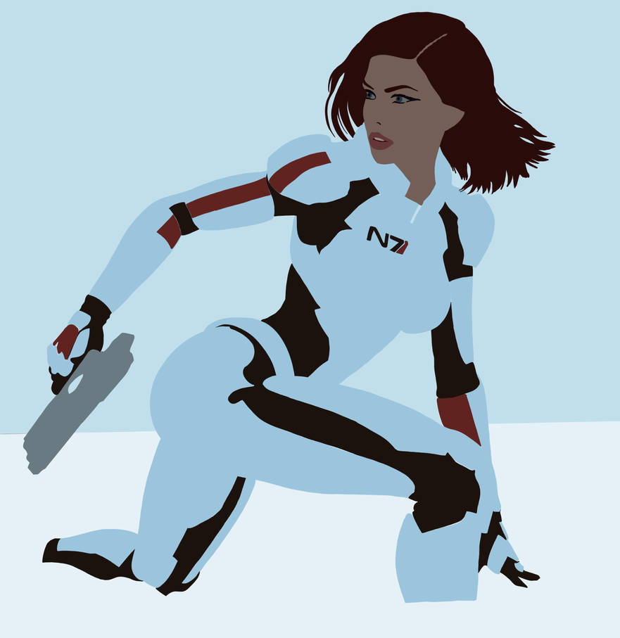 Commander Shepard (Femme Shep) - Mass Effect by EdwinOfScotland on ...