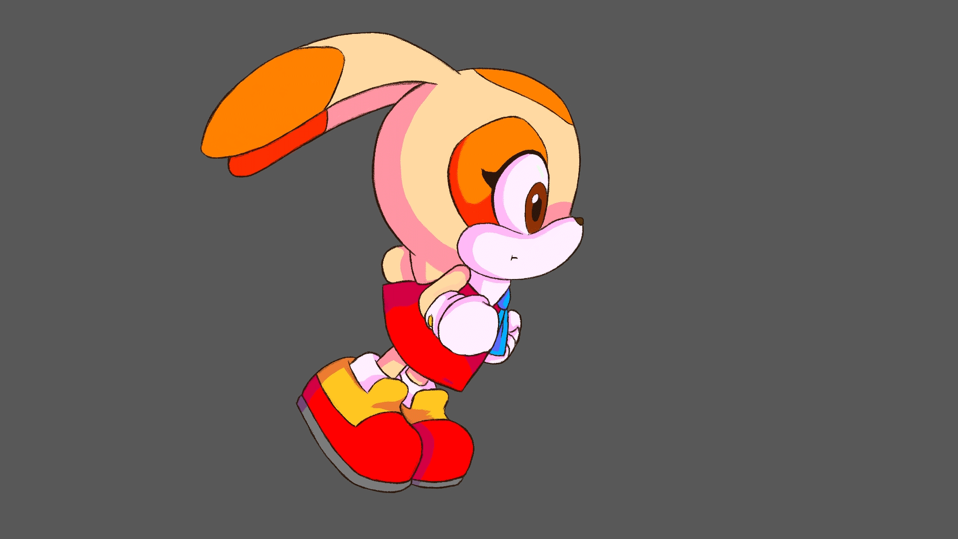 Cream the rabbit just flying.... by Anoth2rfanart on DeviantArt