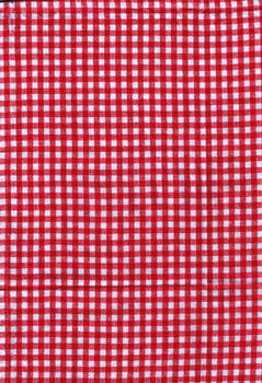 Red gingham fabric - free stock
