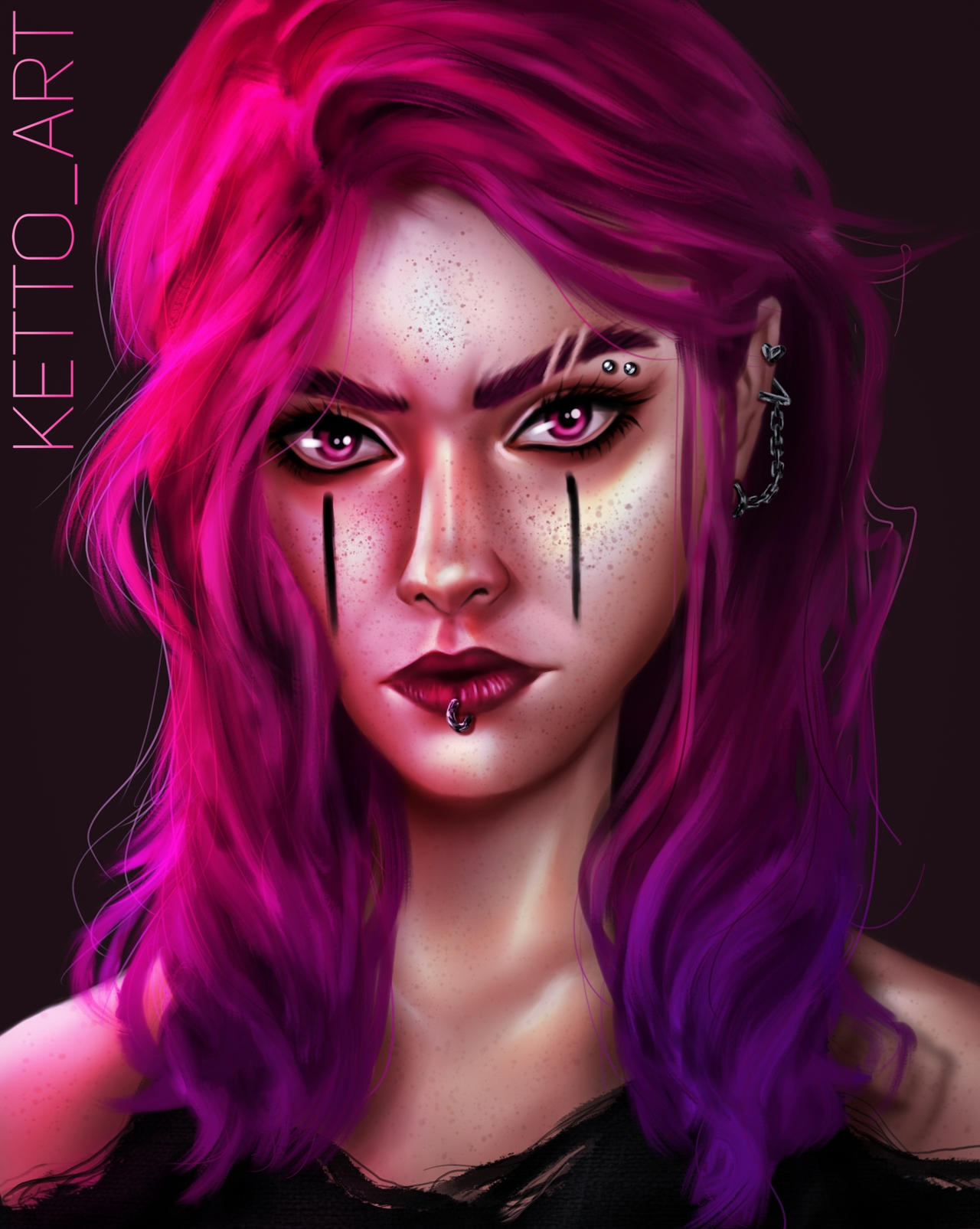 Cyberpunk Girl by ketto-art on DeviantArt