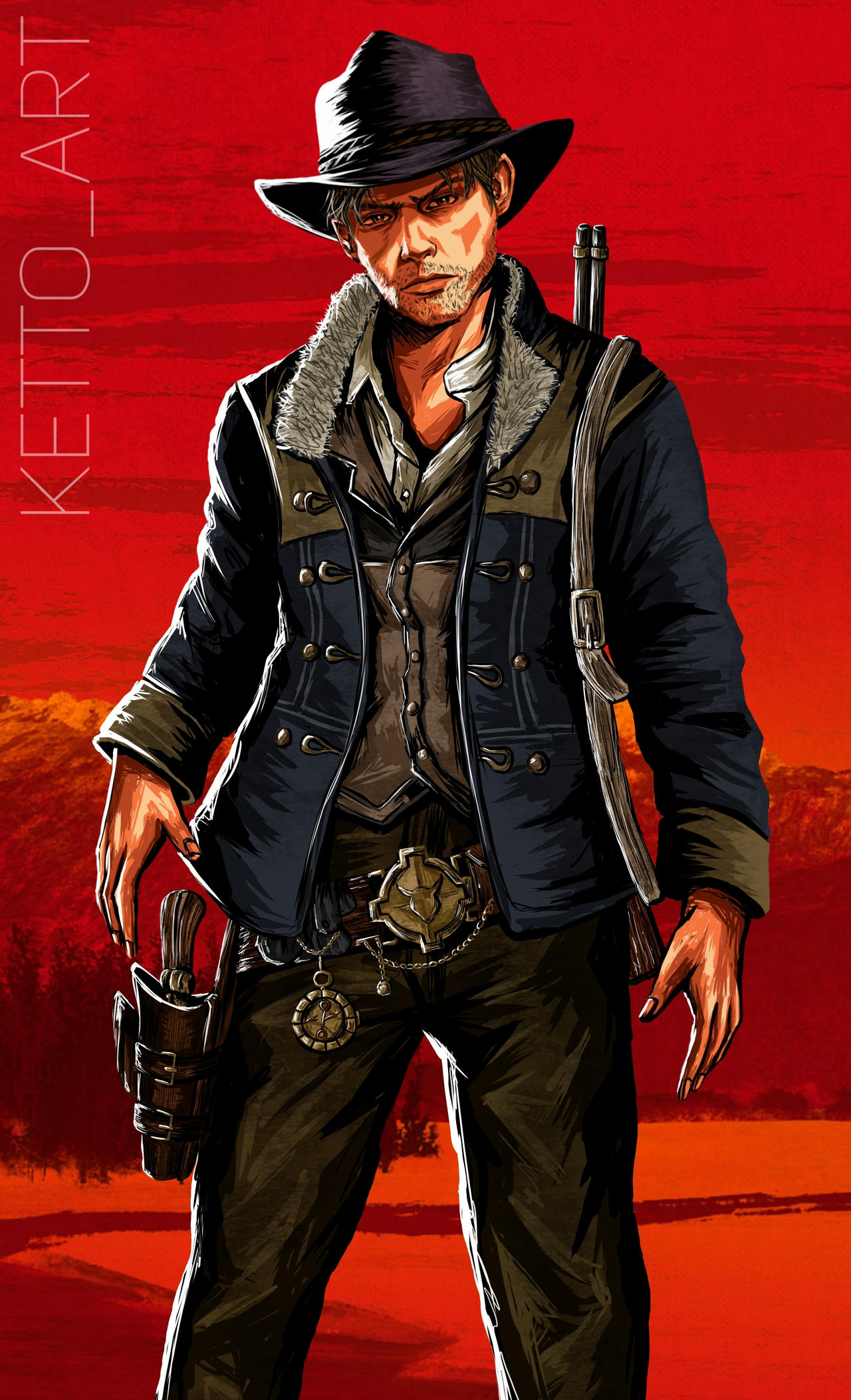 Red Dead Redemption Character Commission by ketto-art on DeviantArt