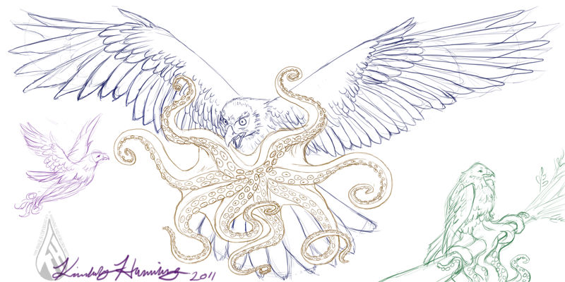 Hawktopus by causticardor on DeviantArt