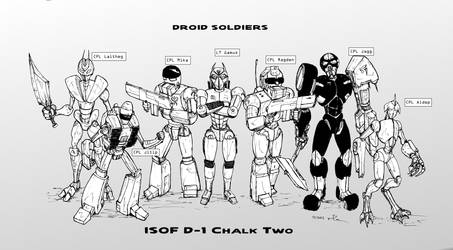 Droid Soldiers Cast 02 by JennerCarnelian