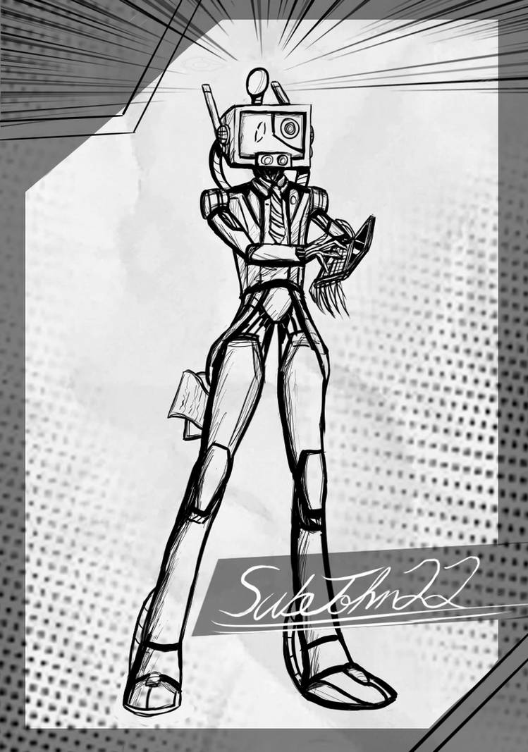 Computer Oc Female Computer ComicStyle OC Art by SubJohn22 on DeviantArt