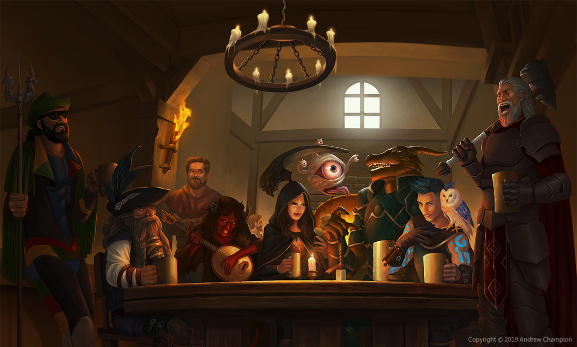 Dnd party by Montjart on DeviantArt