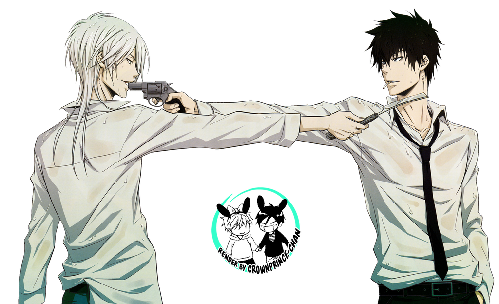 [RENDER] Makishima and Kougami (Psycho-Pass)