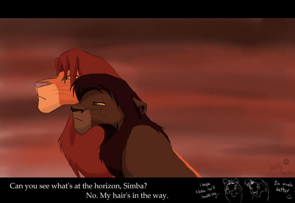 Simba Kovu Hair Problem by Juffs on DeviantArt