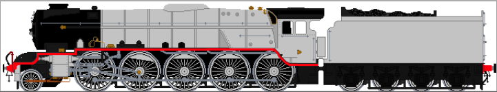 Enginebase Sprite Lner LNER P3 (killdane experiment Realistic Sprite base by GGG373 on DeviantArt
