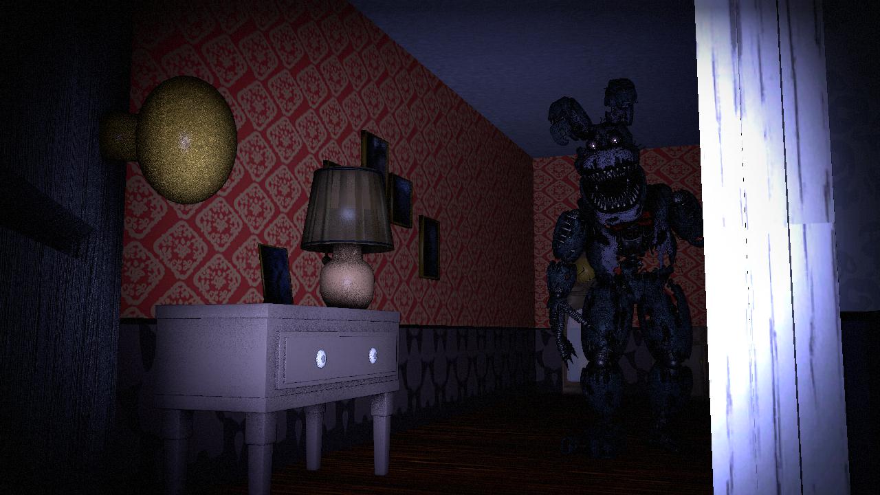 SFM Fnaf 4) Nightmare Fredbear on bed v1 by xXMrTrapXx on DeviantArt