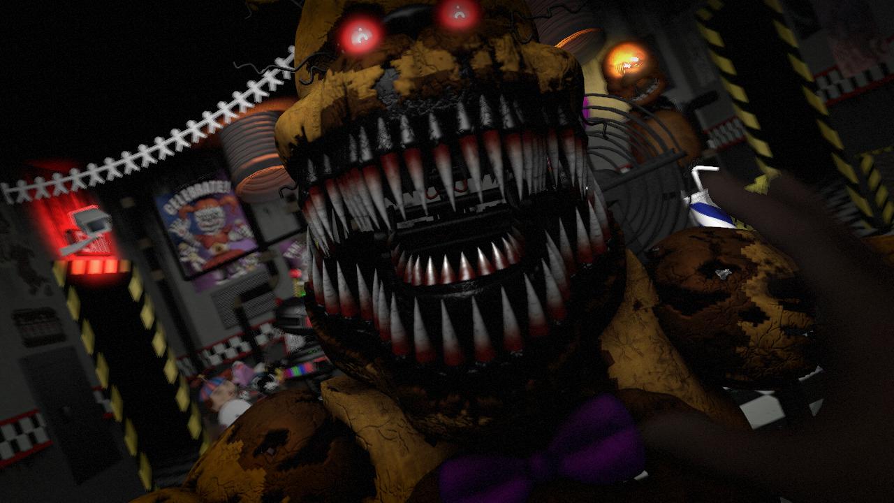 SFM Fnaf 4) Nightmare Fredbear on bed v1 by xXMrTrapXx on DeviantArt