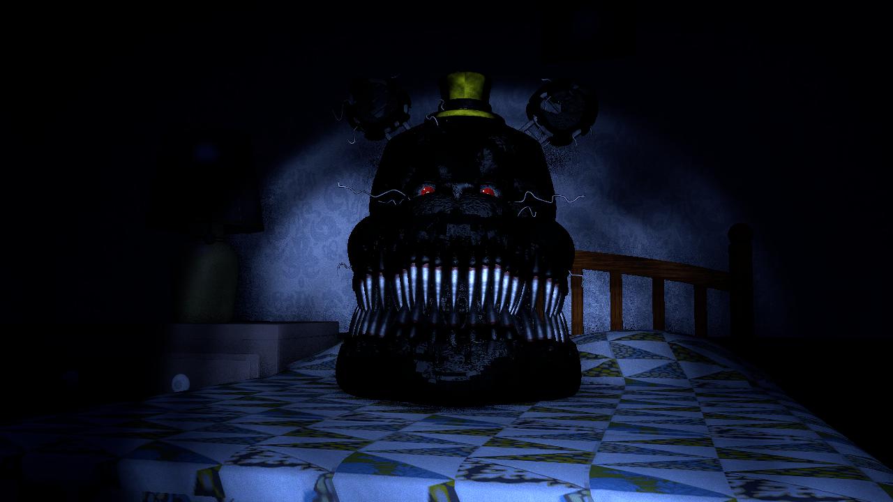 Ucn fnaf) nightmare fredbear jumpscare my version by xXMrTrapXx on  DeviantArt