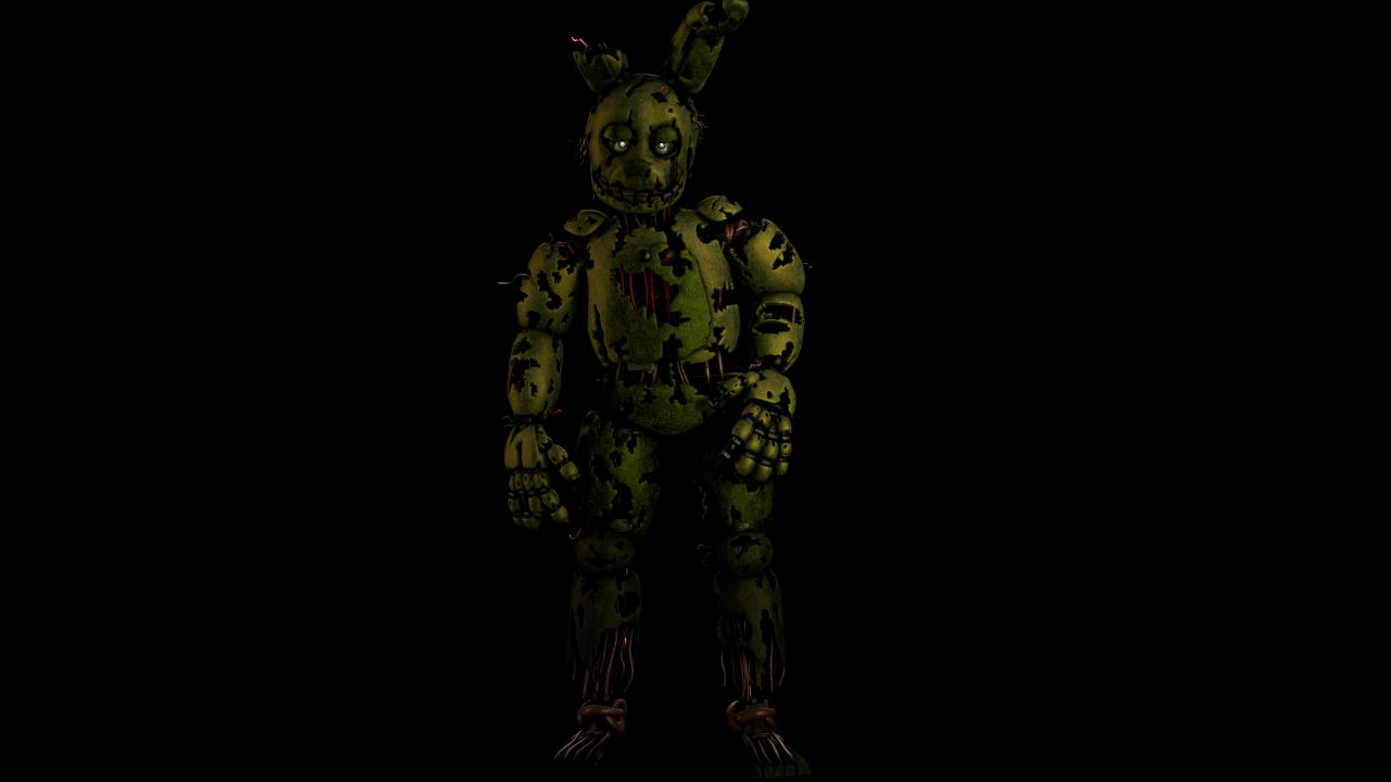 Render Remake) Springtrap pose in FNaF 3 Trailer : r