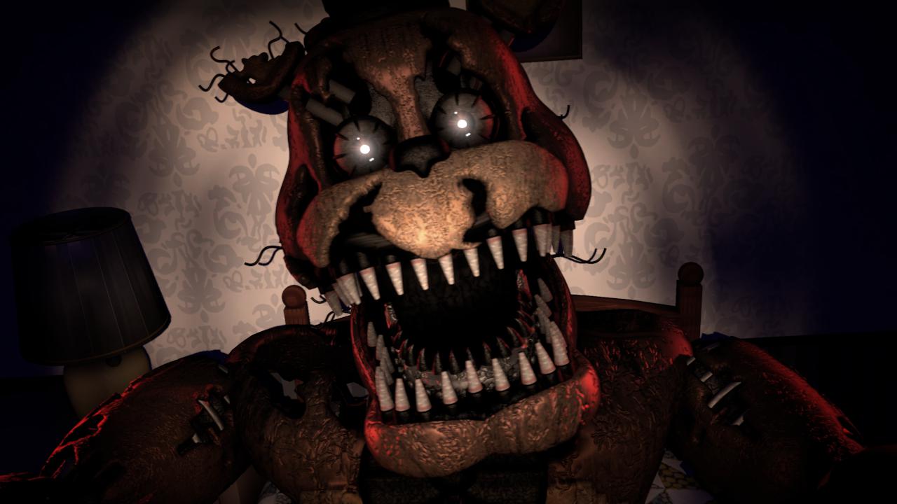 Five Nights at Freddy's 4: NIGHTMARE FREDDY JUMPSCARE 
