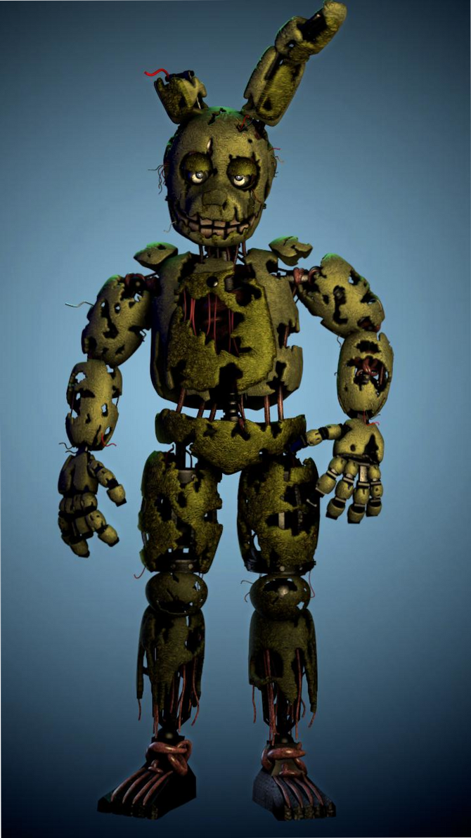 (Sfm Fnaf 3) Springtrap pose full body v.2 by xXMrTrapXx on DeviantArt