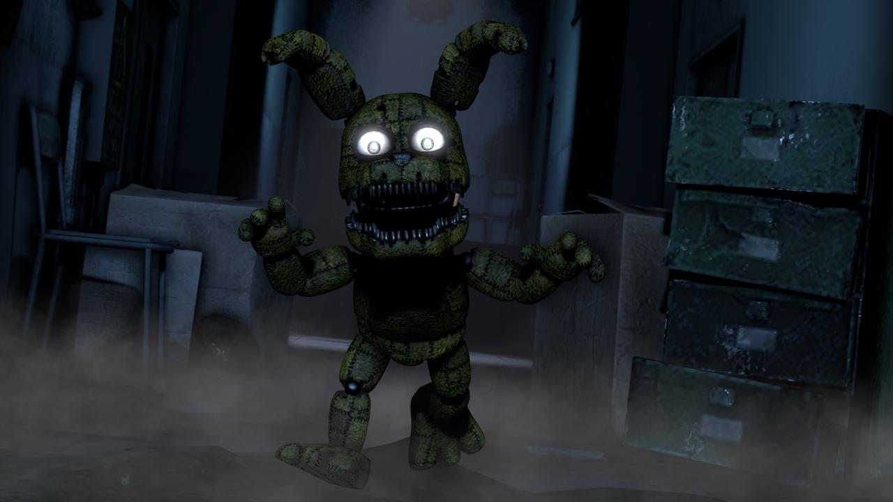 When you catch Plushtrap on the X, Five Nights at Freddy's