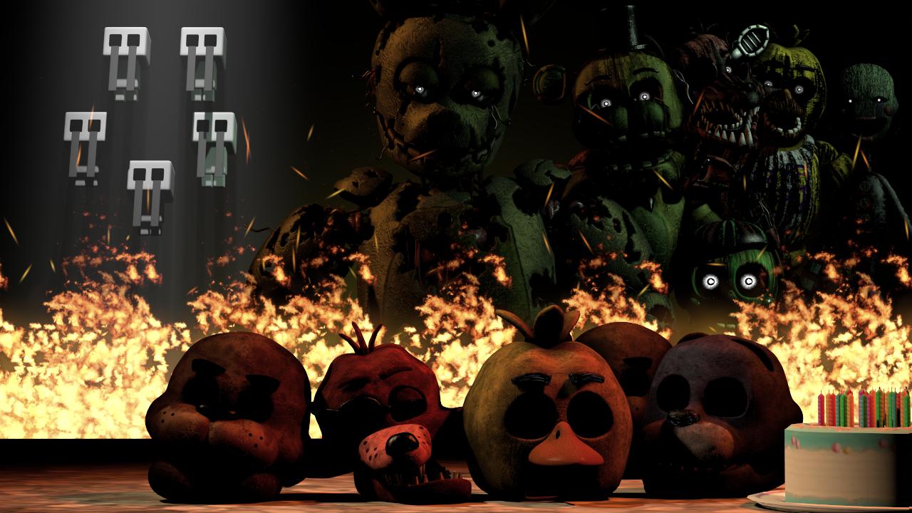 FNAFB0i on X: Happy 7th anniversary FNAF 3 - This render took so long to  make Took like 2 days to make it. Anyways Happy (late) FNAF 3 anniversary  everyone. I really