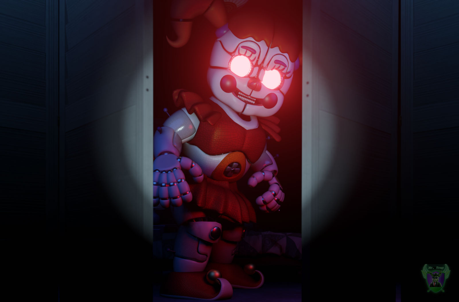 My FNAF 1 posters I made in Blender and Photoshop. : r/fivenightsatfreddys