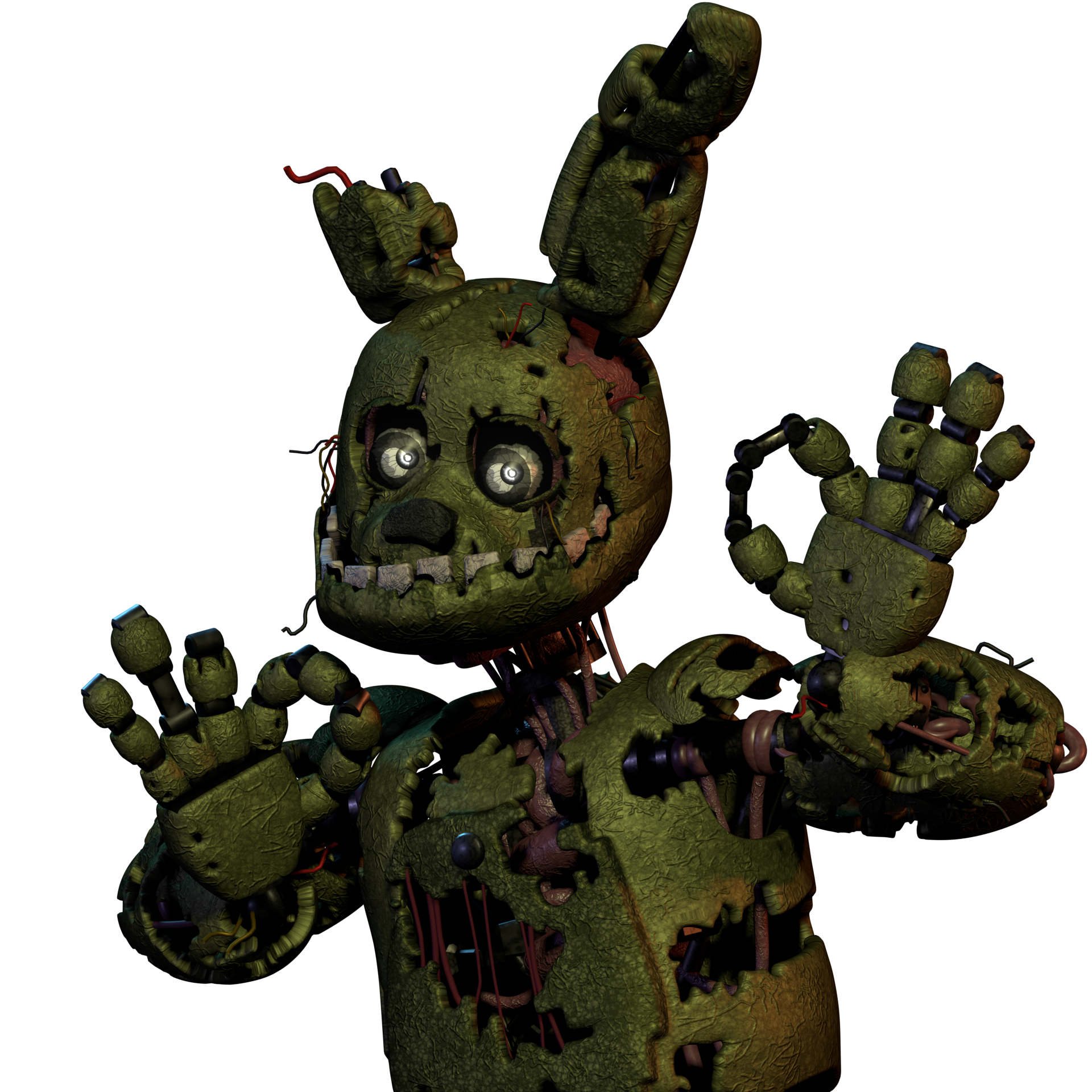 Springtrap Fnaf3 (Blender Fnaf 3) Springtrap Approves by xXMrTrapXx on DeviantArt