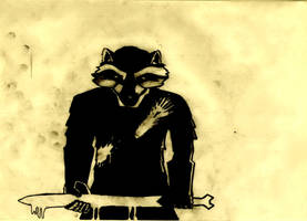 untitled raccoon 2