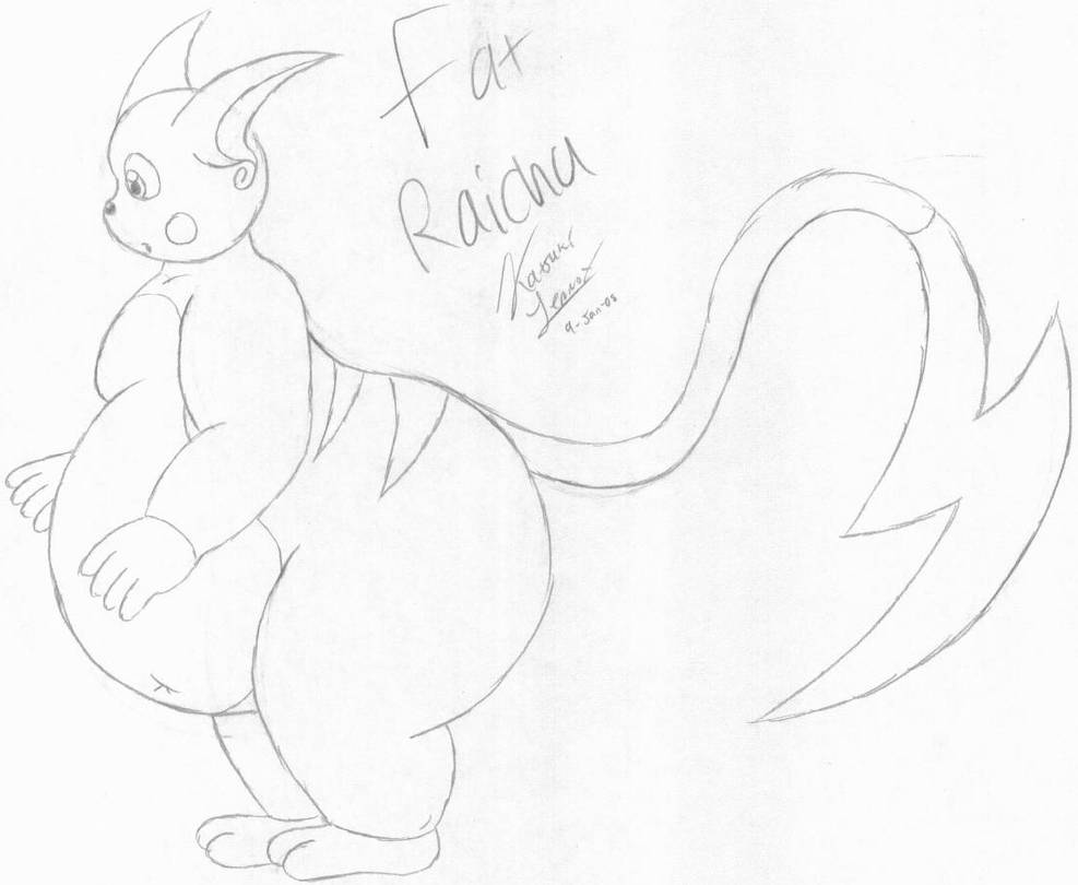 Dank Rishu Fat Fat Raichu 11 by KatTheFoxtaur on DeviantArt