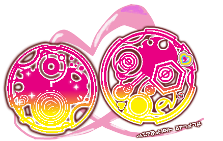 'Heartcatch Precure!' Logo - Gallifreyan