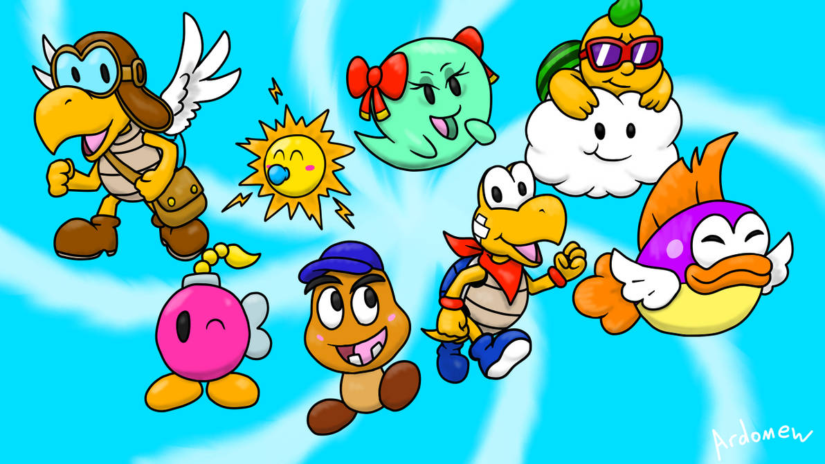 Partress Mario Paper Mario - Partners by Ardomew on DeviantArt