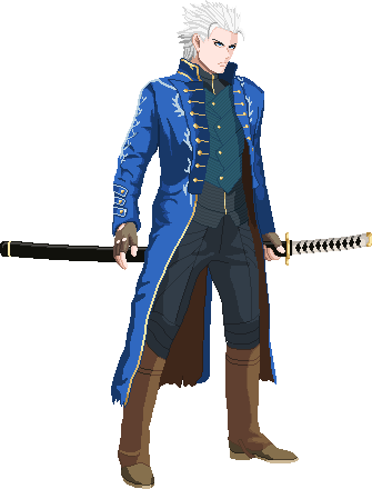 Vergil from Devil May Cry 3, Sprite Stitch Wiki