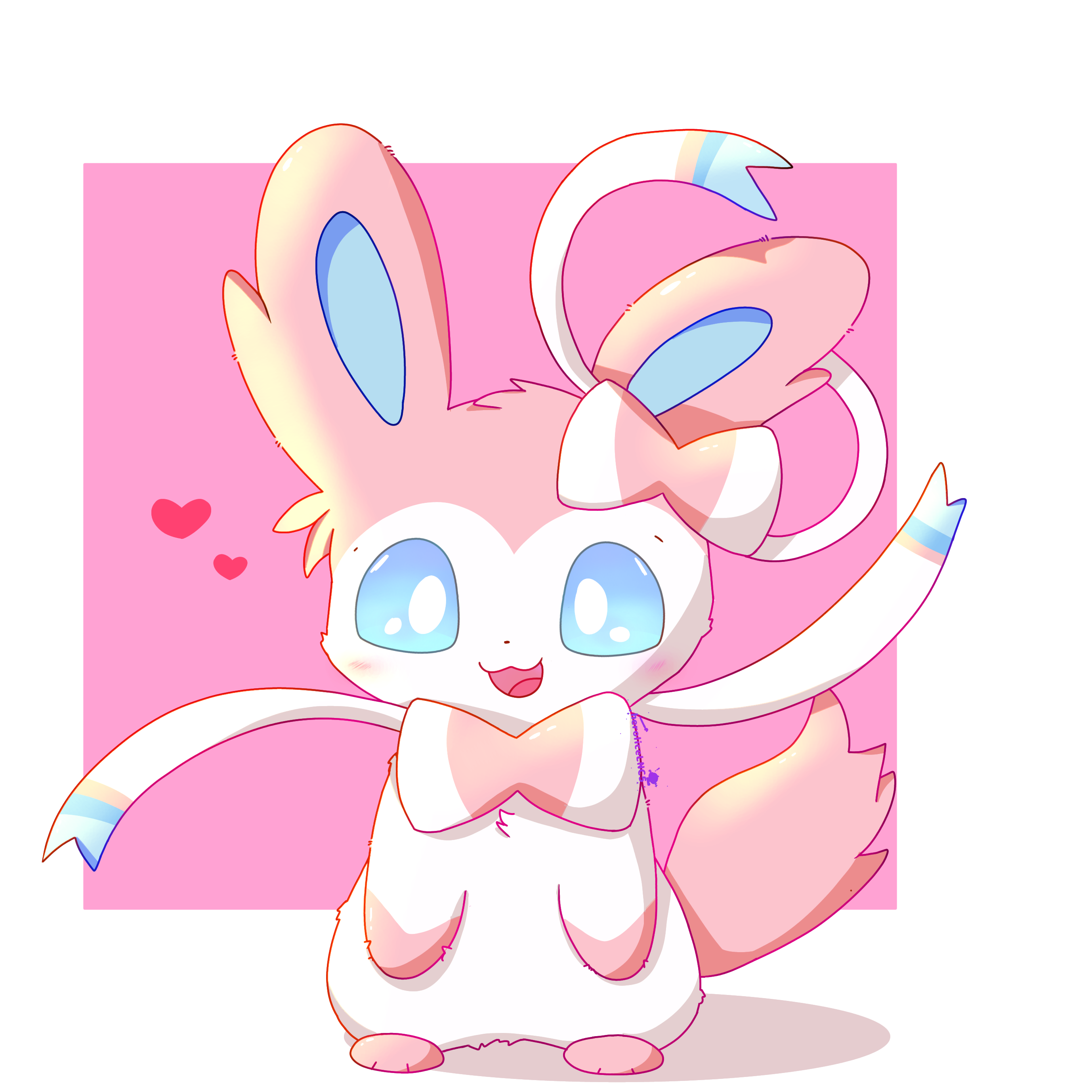 Sylveon Is Happy To See You By LNC5 On DeviantArt sylveon-is-happy-to-see-you-by-lnc5-on-deviantart