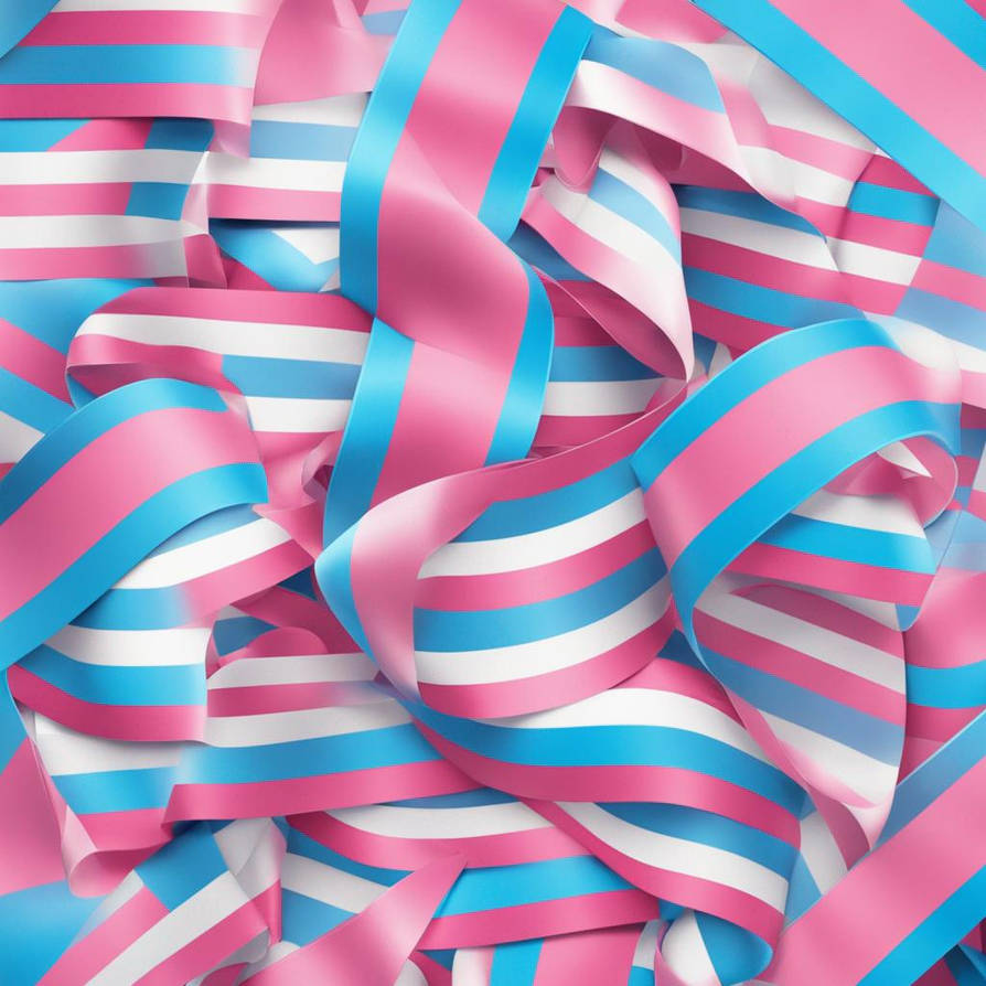 Trans Flags as Ribbons by KOlover12 on DeviantArt