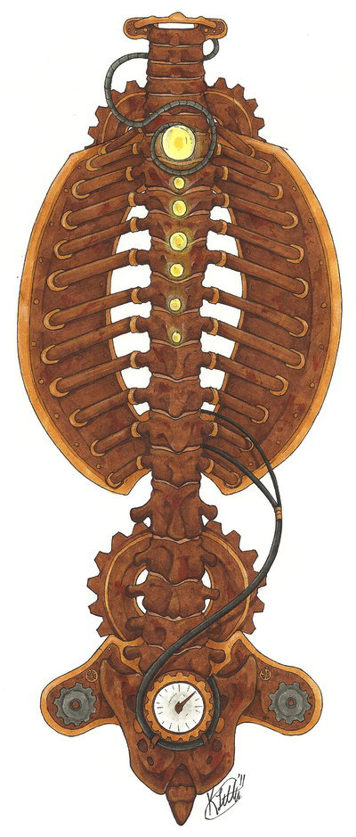 Steampunk Spinal Column