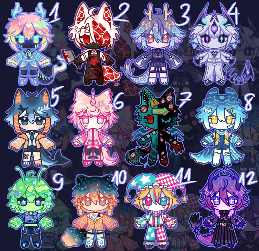 Deviantart Adoptable Oc ADOPTABLE BATCH OPEN!!!! ONLY 18$ PER OC!!!! by ImButlol69 on DeviantArt