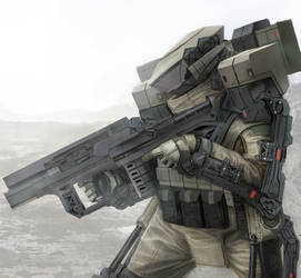 Military Exoskeleton Suit Concept