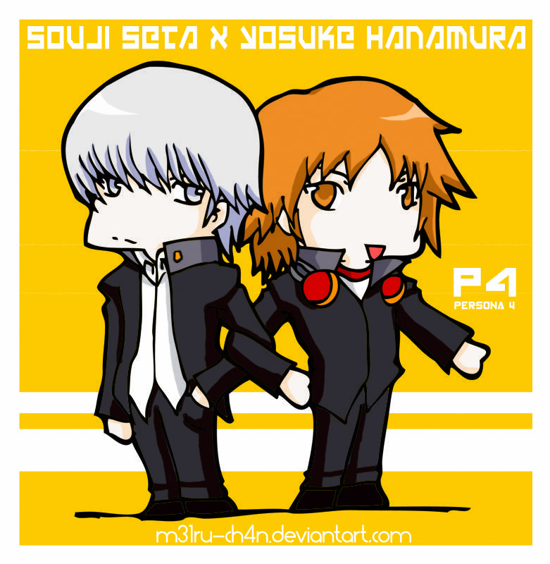 Souji x Yosuke - Chibi