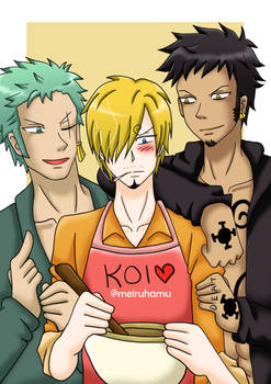 Zoro + Law x Sanji