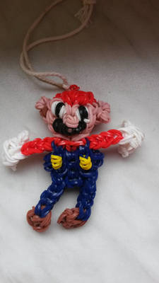 Super Mario Loom Band Doll
