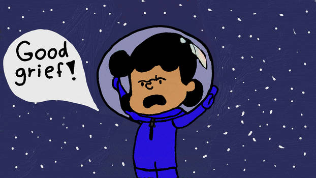 Lucy van Pelt in space