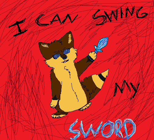 Speck can swing her sword :style test: