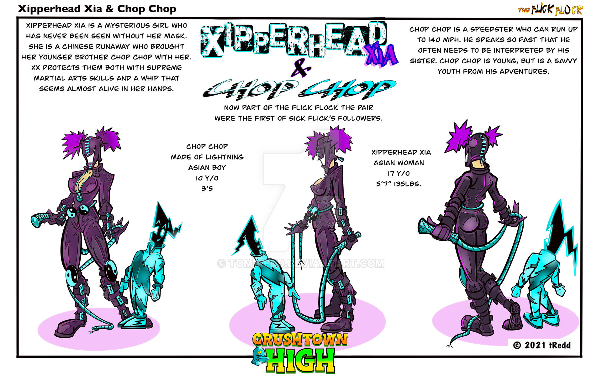 CRUSHTOWN HIGH - Xipperhead XIA and ChopChop